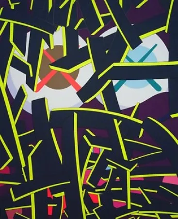 丝网印刷 Kaws - Paper Smile