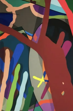 丝网印刷 Kaws - Tension 4