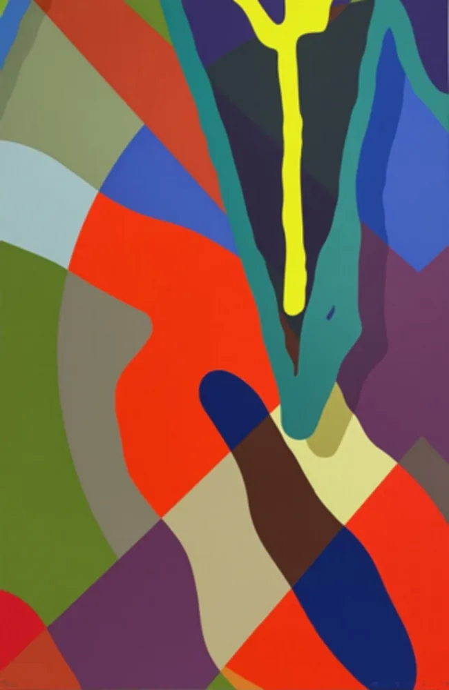 丝网印刷 Kaws - Tension No. 6