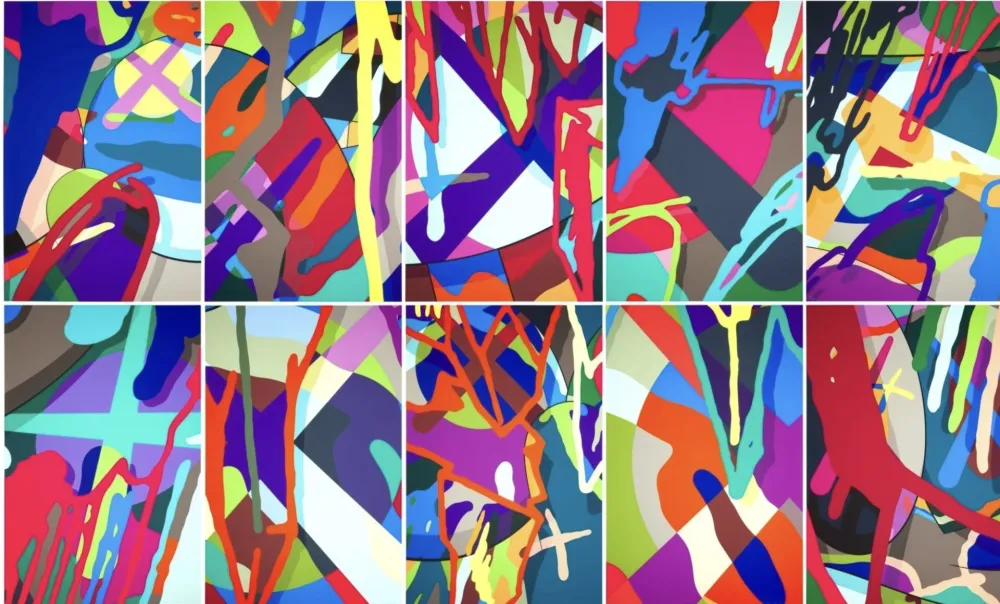 复数作品 Kaws - Tension - portfolio of 10