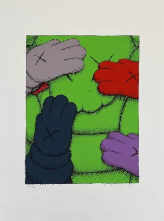 丝网印刷 Kaws - Urge (1)