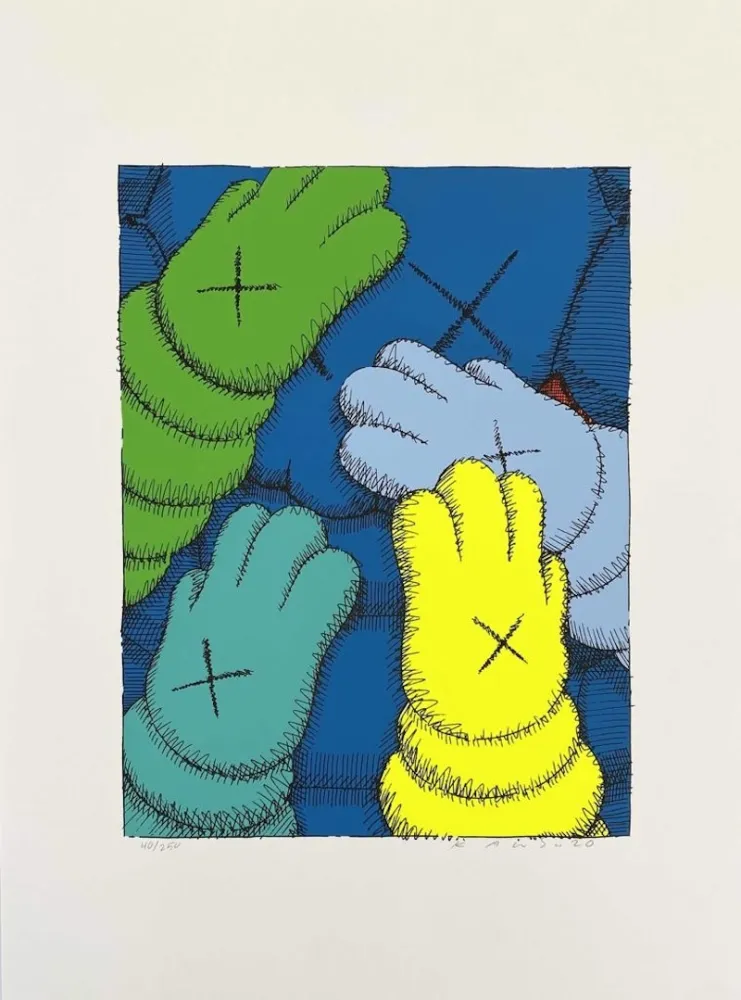 丝网印刷 Kaws - Urge (3)