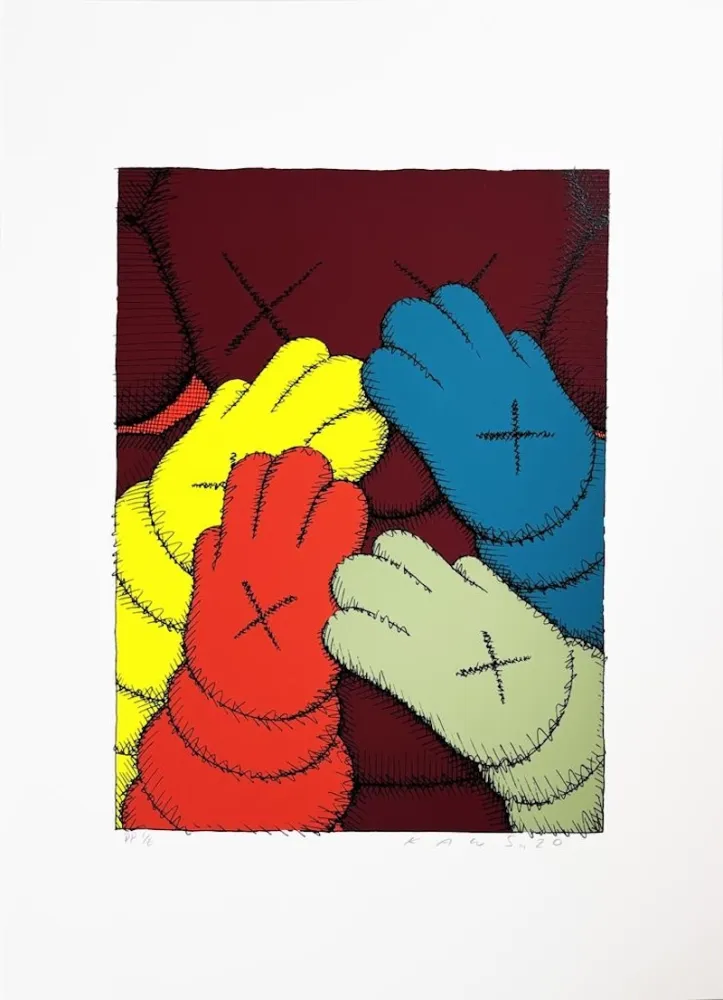 丝网印刷 Kaws - Urge (4)