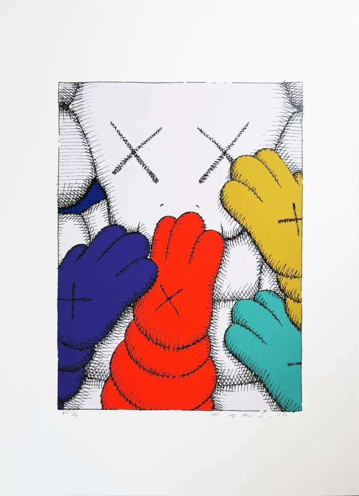 丝网印刷 Kaws - Urge (5)