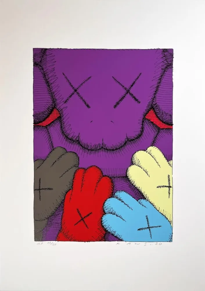 丝网印刷 Kaws - Urge (8)