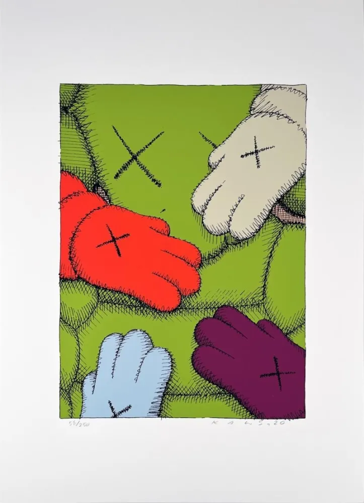 丝网印刷 Kaws - Urge (9)