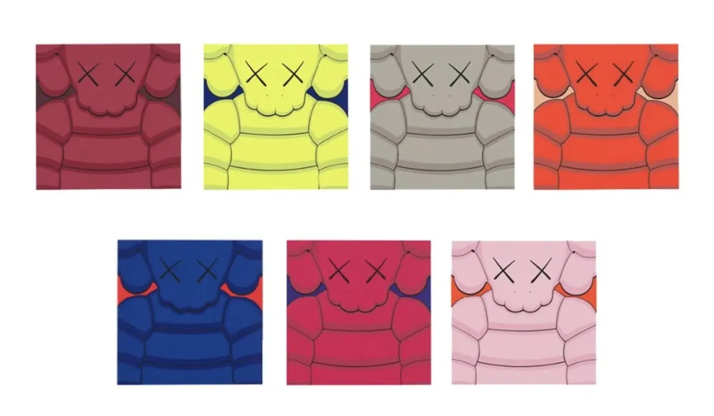 丝网印刷 Kaws - What Party - set of 7
