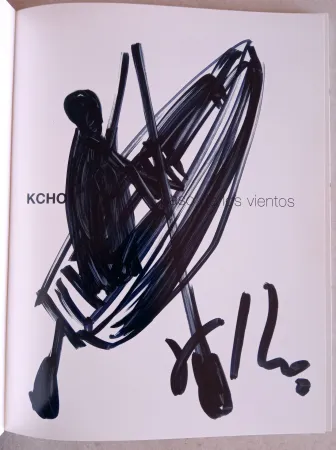 插图书 Kcho - Original drawing over Catalogue Paso de los vientos