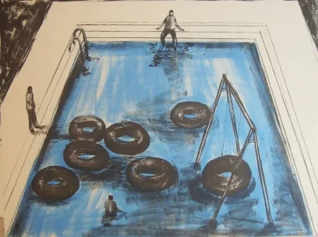 石版画 Kcho - Regresa vida mia que te espero 3 