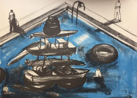 石版画 Kcho - Regresa vida mia que te espero 4