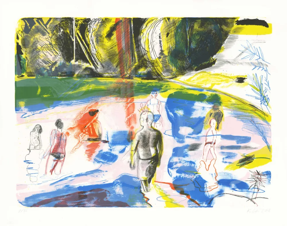 石版画 Kebbi - Sans titre