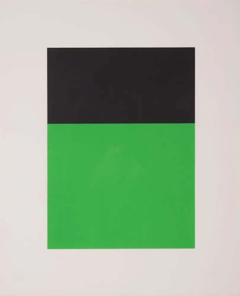 石版画 Kelly - Black/Green