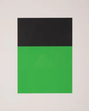 石版画 Kelly - Black/Green