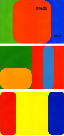 插图书 Kelly - ELLSWORTH KELLY. Derrière Le Miroir n° 149. Octobre-novembre 1964. 5 LITHOGRAPHIES ORIGINALES.