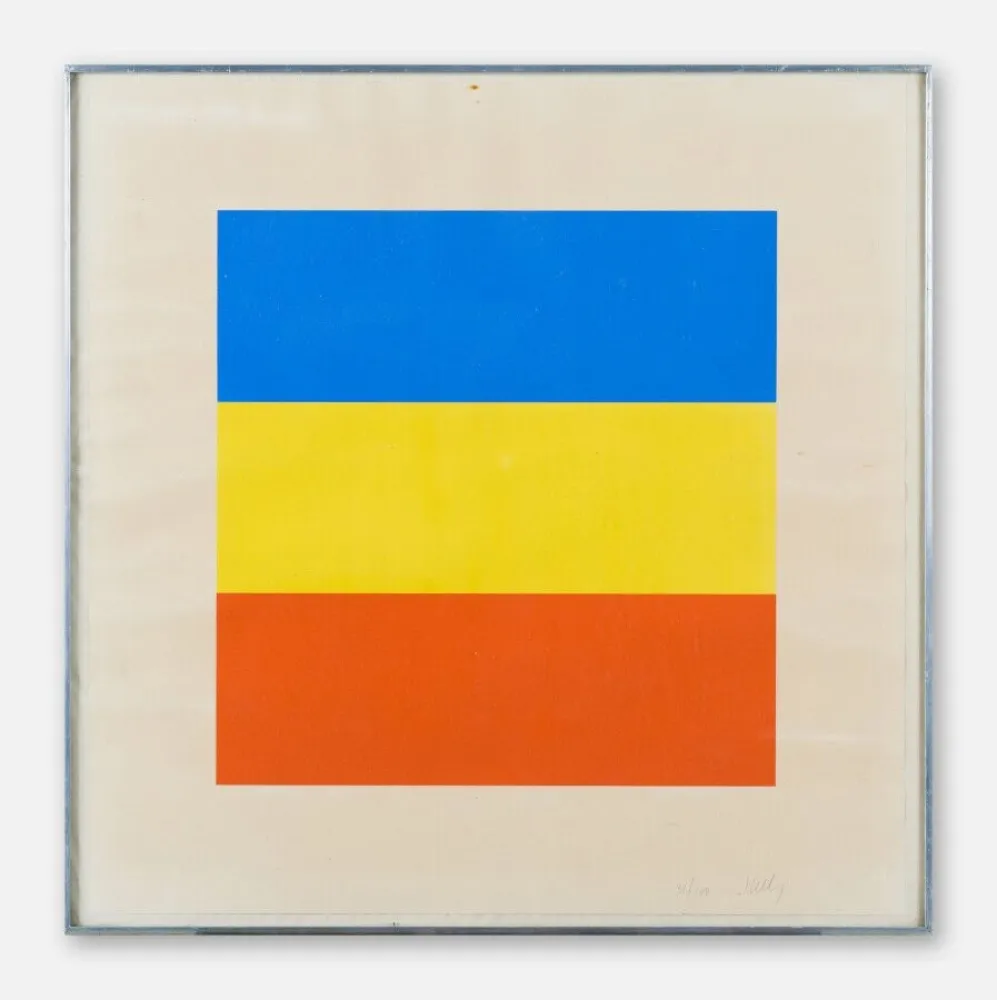 丝网印刷 Kelly - Red, Yellow, Blue.