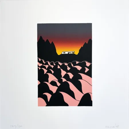石版画 Ken - Living with Rocks from the Artists for Obama Portfolio
