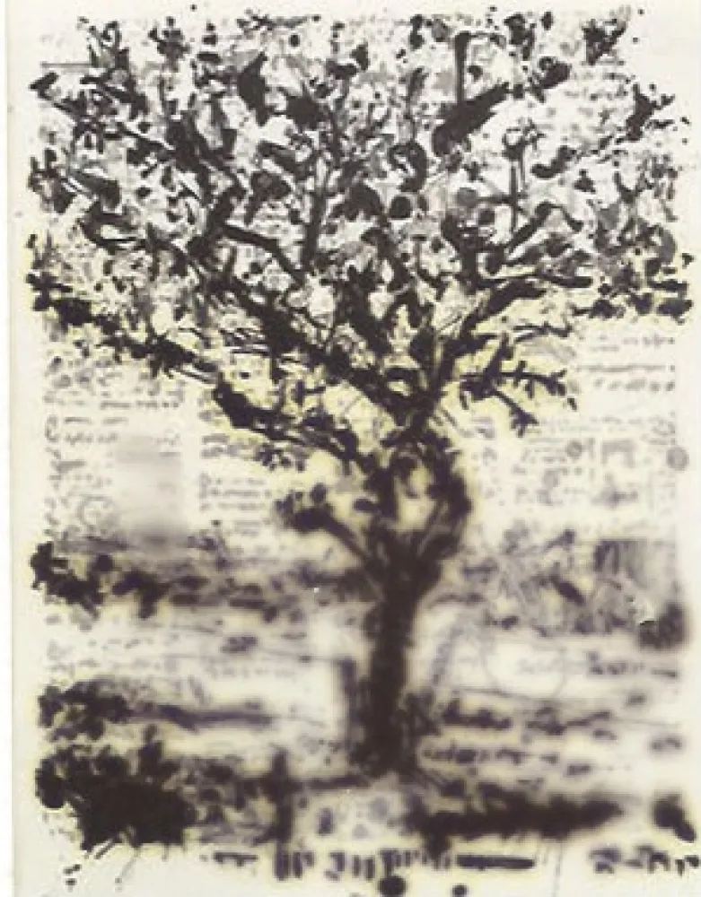 版画 Kentridge - Stone Tree II