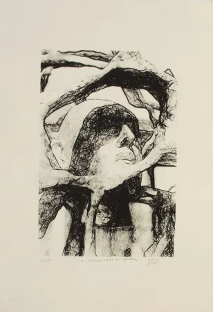 石版画 Kern - Ils n'ont pas choisi leur sépulture