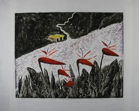 蚀刻飞尘法 Kettel - Flusslandschaft / River Landscape