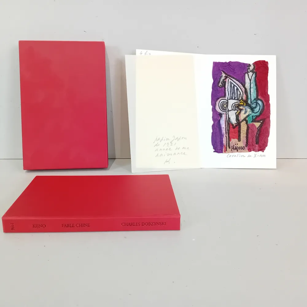 版画 Kijno - FABLE CHINE