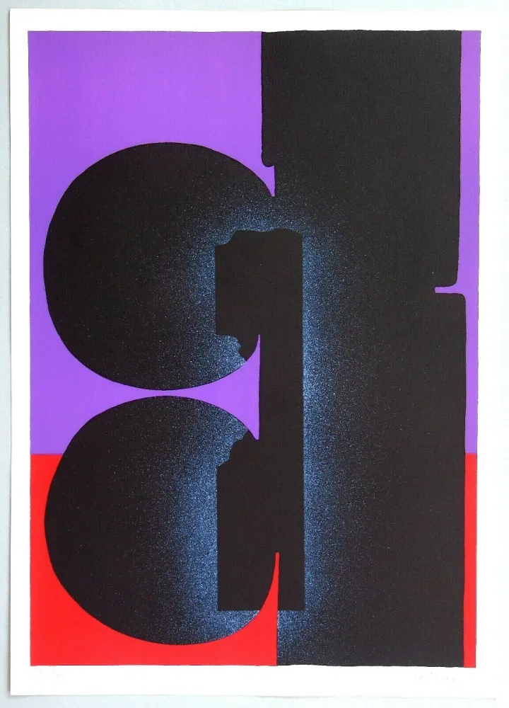 石版画 Kijno - Hommage a Fellini