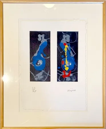 金刚砂版画 Kijno - Hommage à Max Papart,