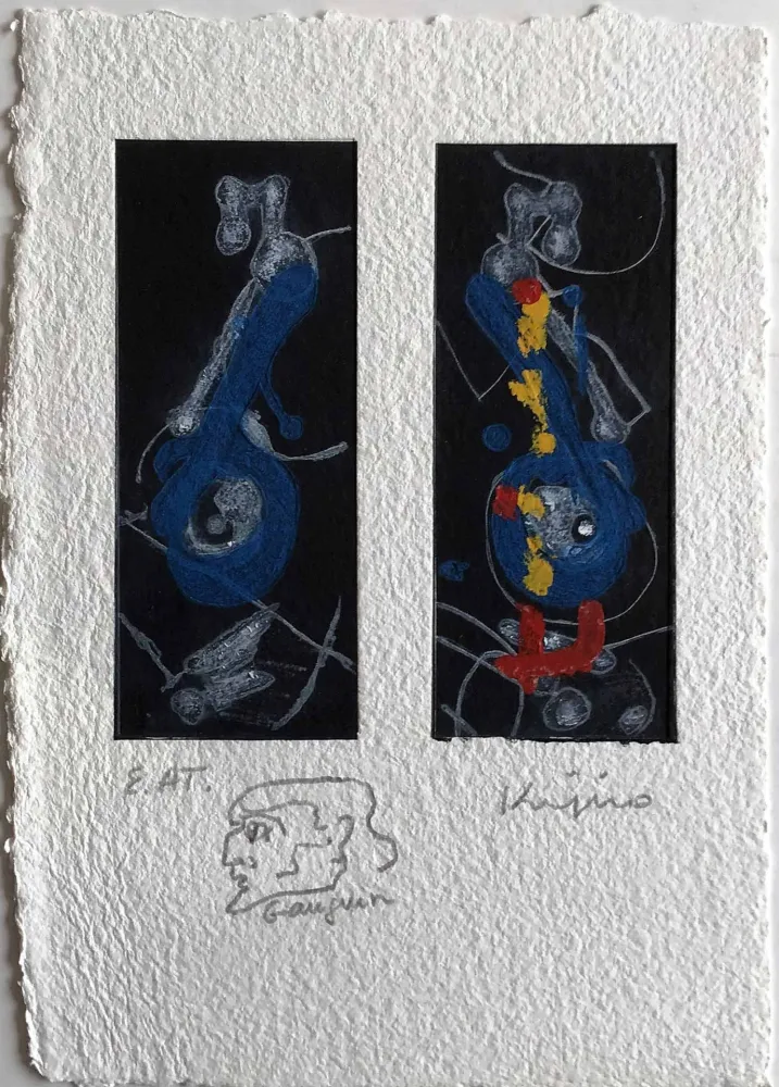 版画 Kijno - Hommage à Max PAPART