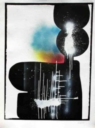 金刚砂版画 Kijno - Sans titre