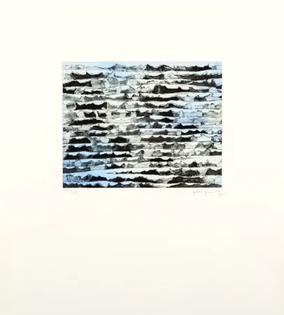 蚀刻版画 Kim - Nuit de la mer (bleu)