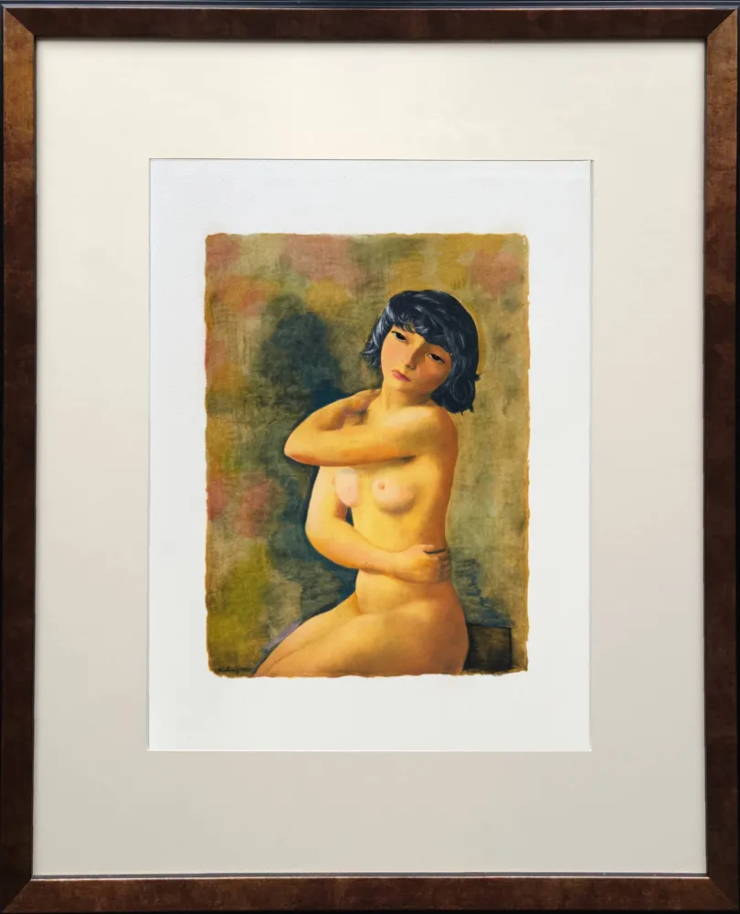 石版画 Kisling - Gitane surprise (Gitane Surprise)