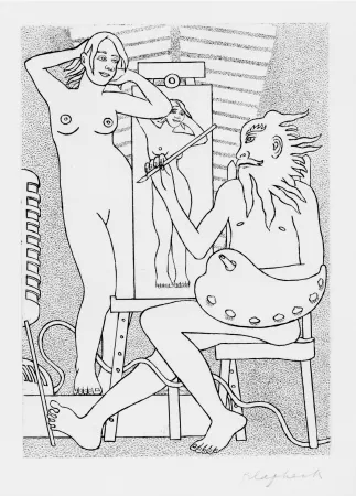 版画 Klapheck - Atelier