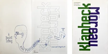 插图书 Klapheck - KLAPHECK/MOREAU. Catalogue et beau dessin original de Klapheck (2008)