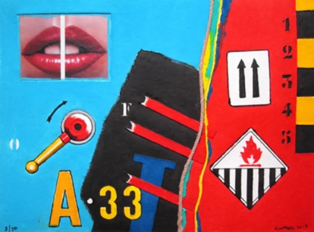 无技术 Klasen - A 33 - Aquagravure de Peter KLASEN