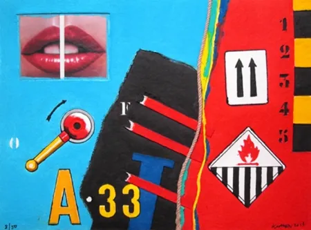 无技术 Klasen - A 33 - Aquagravure de Peter KLASEN