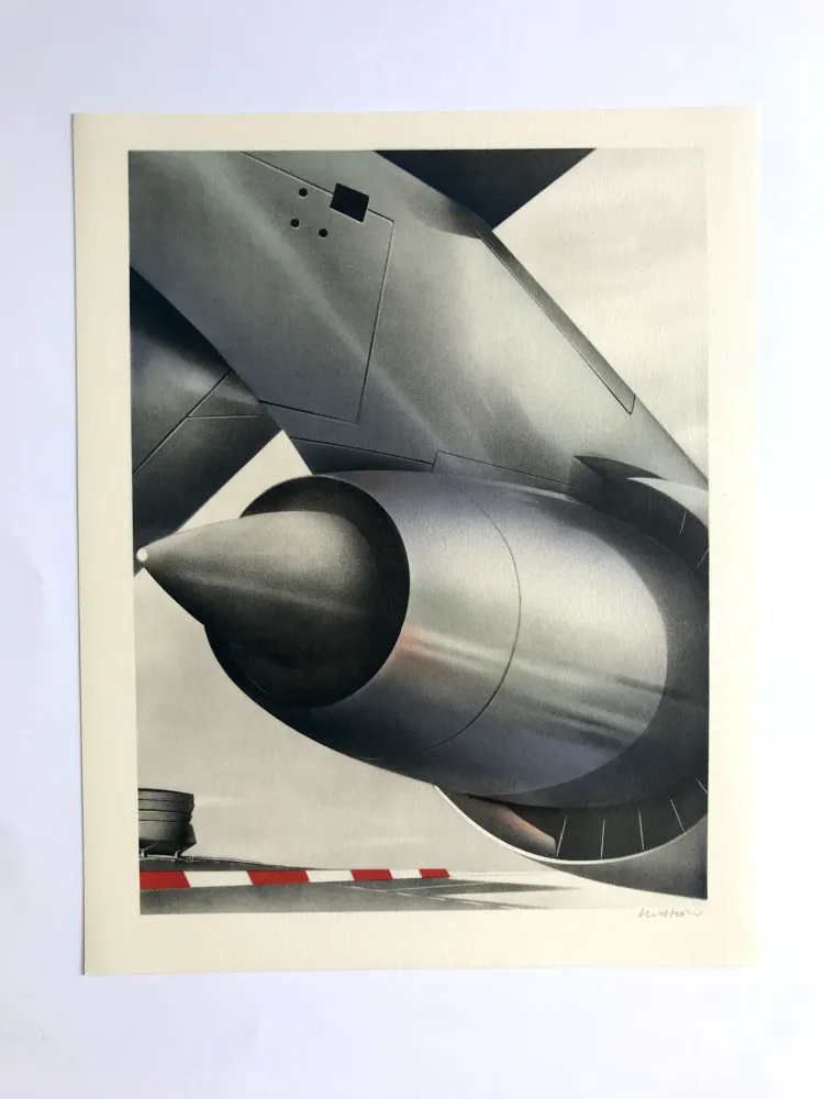 石版画 Klasen - Aérodrome (L'Air II)