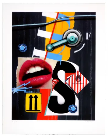 数码版画 Klasen - Bouche/Solide inflammable