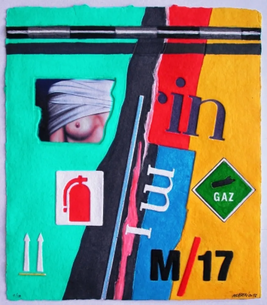 版画 Klasen - GAZ - Aquagravure de PETER KLASEN