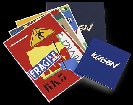 丝网印刷 Klasen - Klasen devant le miroir de notre monde