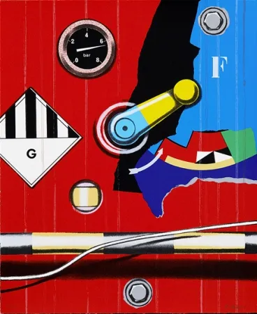 丝网印刷 Klasen - Manette/G/ rond rouge