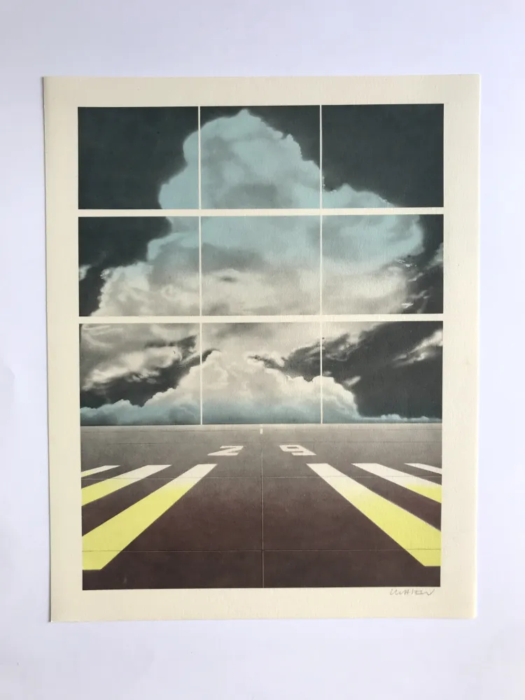 石版画 Klasen - Piste d'envol (L'Air I)