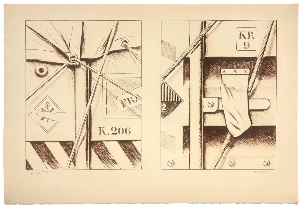 石版画 Klasen - Sans titre