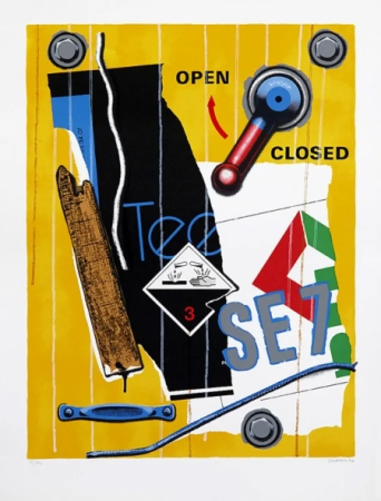 丝网印刷 Klasen - Se 7 faune jaune