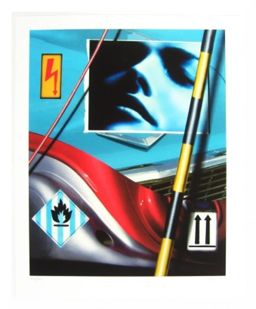 石版画 Klasen - Visage