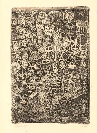 蚀刻版画 Klee - Kleinwelt (from  Die Schaffenden, vol. 1)