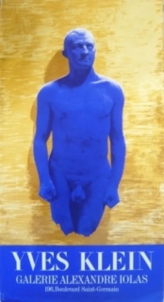 丝网印刷 Klein - Affiche exposition galerie Alexandre Iola