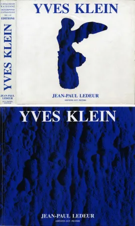 插图书 Klein - J.-P. Ledeur. YVES KLEIN - CATALOGUE RAISONNÉ DES ÉDITIONS ET DES SCULPTURES / DESCRIPTIVE CATALOGUE OF EDITIONS AND SCULPTURES.