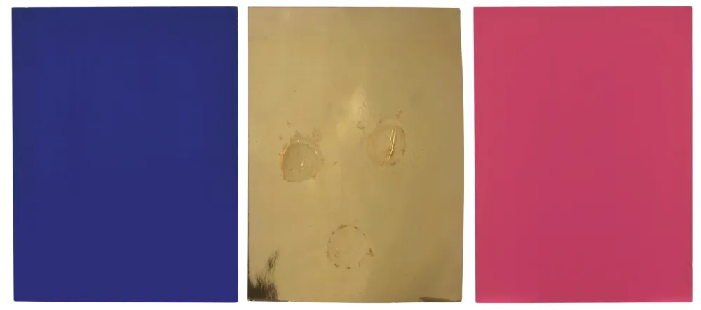 丝网印刷 Klein - Monochrome und Feuer 