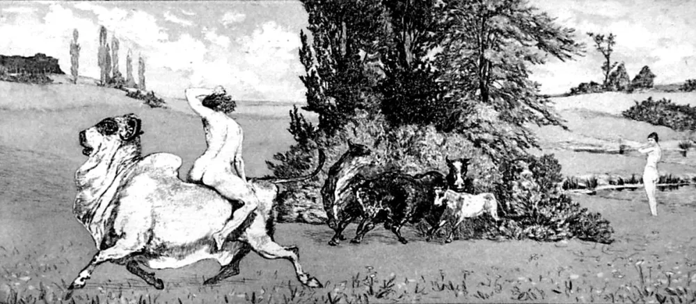 蚀刻飞尘法 Klinger - Apollo e Dafne III