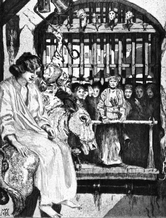 蚀刻飞尘法 Klinger - Davanti alla porta