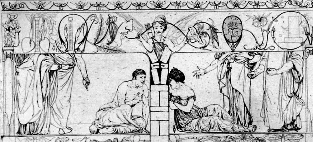 蚀刻飞尘法 Klinger - Piramo e Tisbe I